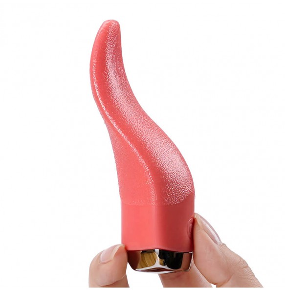 Japan GALAKU - Tongue Licking Vibrator (Chargeable - Pink)